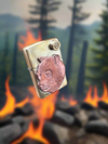 Copper Bear Head Zippo Lighter