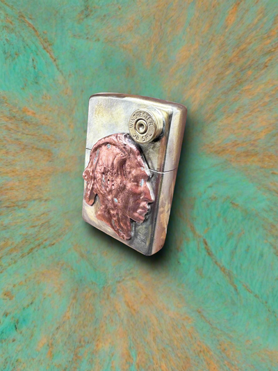 Copper Indian Head Zippo Lighter