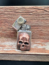 Copper Skull Slim Zippo