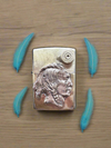 Bronze Indian Head Custom Zippo Lighter